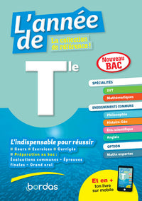 L'année de terminale spécialités Maths - SVT + Option Maths Expertes