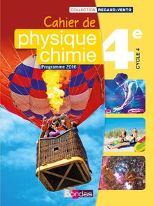 Cahier de Physique Chimie 4e