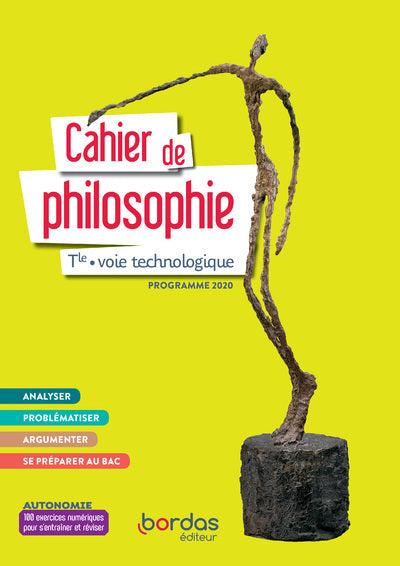 Cahier de philosophie Tle - Voie technologique