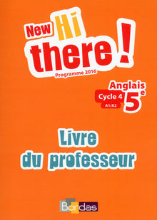 New hi there! anglais 5e