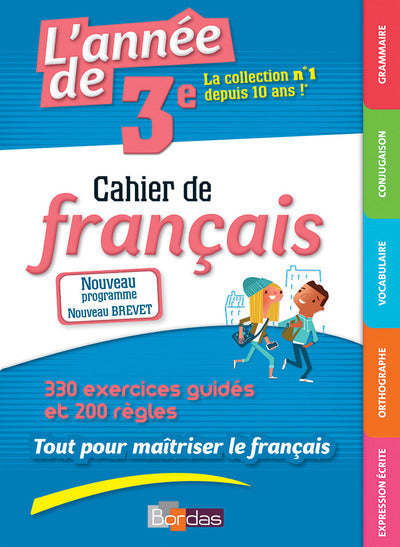 L'année de 3e - Cahier de français