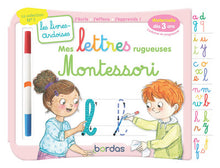 Les livres-ardoises - Mes lettres rugueuses Montessori