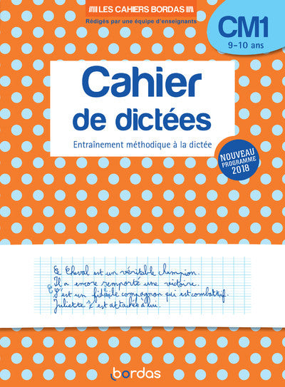 Cahier de dictées CM1