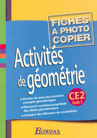 Activité géométrie CE2 cycle 3 2005 fiches à photocopier