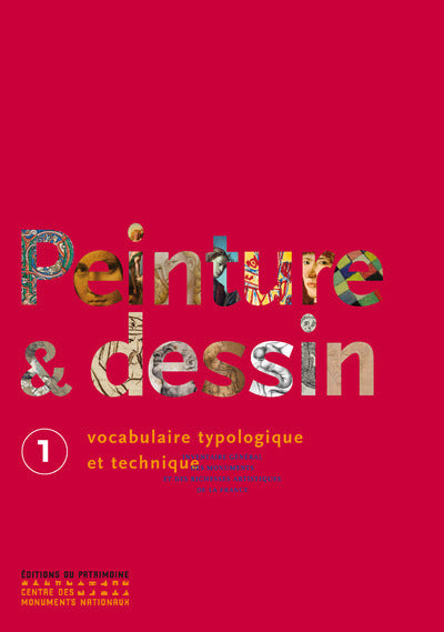 Peinture et dessin, vocabulaire typologique et technique