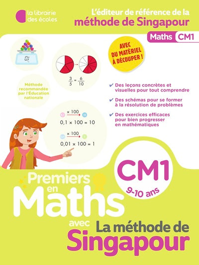 Premiers en maths - Méthode de Singapour CM1 (2025)