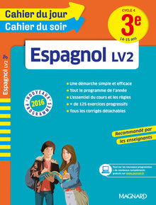 Cahier du jour/Cahier du soir Espagnol 3e