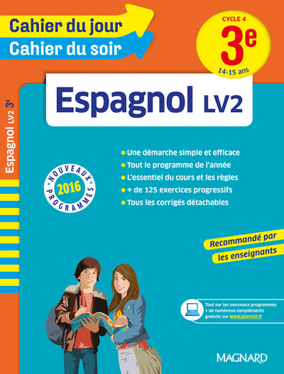 Cahier du jour/Cahier du soir Espagnol 3e