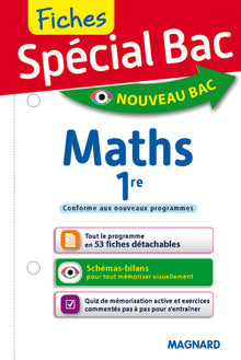 Spécial Bac Fiches Maths 1re