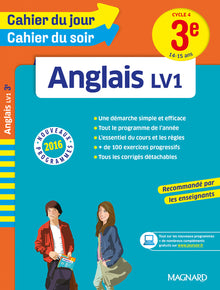 Cahier du jour/Cahier du soir Anglais 3e
