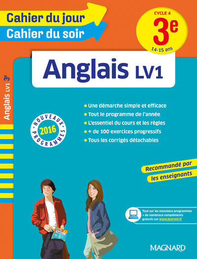 Cahier du jour/Cahier du soir Anglais 3e
