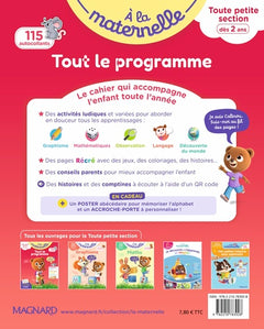 Tout le programme Toute petite section 2-3 ans