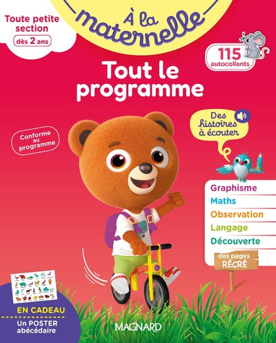 Tout le programme Toute petite section 2-3 ans