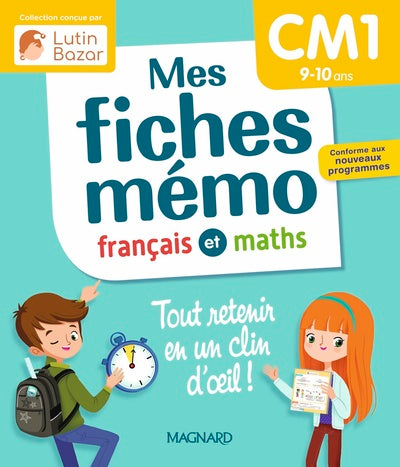 Mes fiches mémo Français et Maths CM1