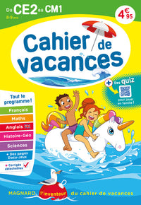 Cahier de vacances 2025, du CE2 vers le CM1