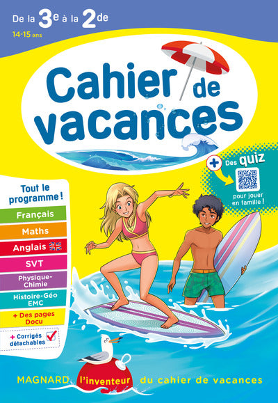 Cahier de vacances 2025
