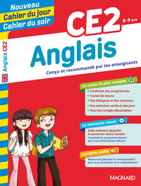 anglais ce2 - nouveau cahier du jour cahier du soir