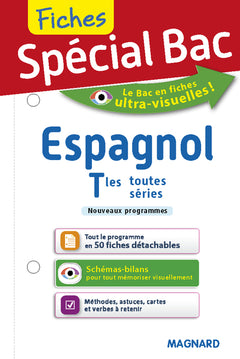 Spécial bac fiches espagnol TLE 2018