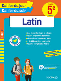 Cahier du jour/Cahier du soir Latin 5e