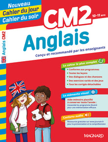 CM2 anglais cahier du jour cahier soir