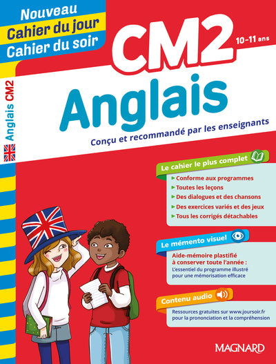 CM2 anglais cahier du jour cahier soir