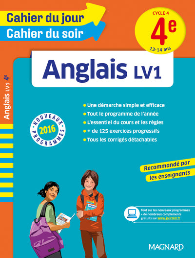 Cahier du jour/Cahier du soir Anglais 4e