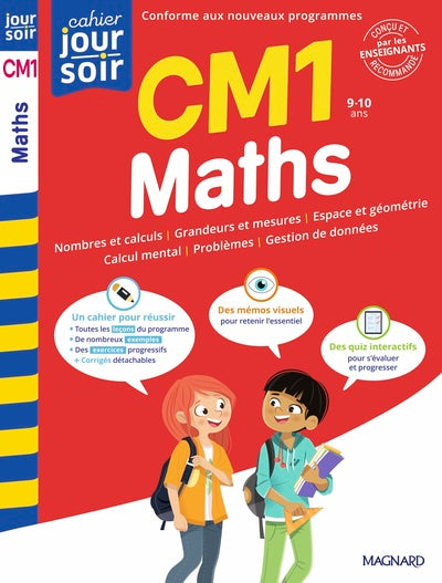 Maths CM1 - Cahier Jour Soir