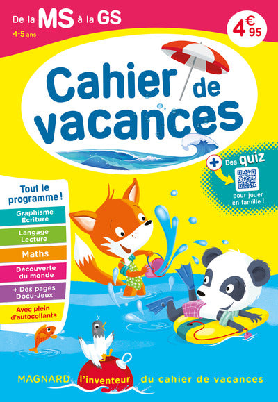 Cahier de vacances 2025