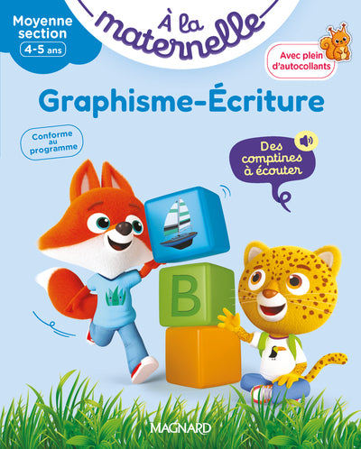 Graphisme-Écriture Moyenne section 4-5 ans - A la maternelle