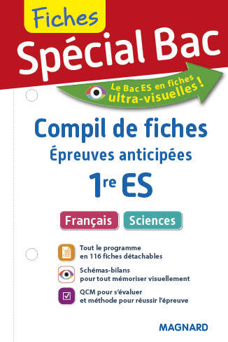 Spécial Bac Compil de Fiches épreuves anticipées 1re ES