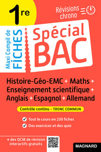 Spécial Bac Maxi Compil de Fiches contrôle continu 1re Bac 2025