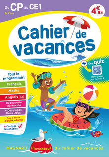 Cahier de vacances 2025, du CP vers le CE1
