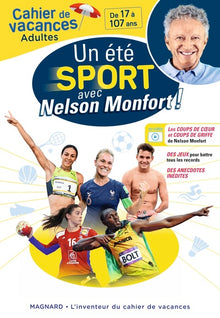 Cahier de vacances adultes - Un été sport avec Nelson Monfort !