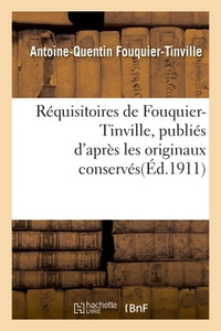 Réquisitoires de Fouquier-Tinville