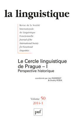 Linguistique 2014, vol. 50 (1)