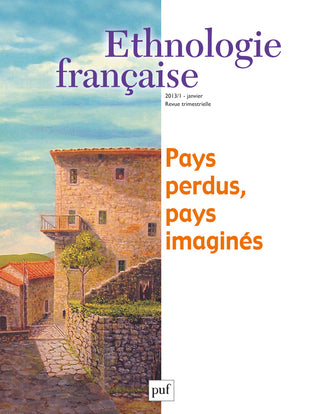 Ethnologie française 2013, n° 1