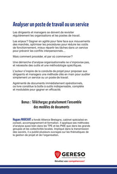Analyser un poste de travail ou un service