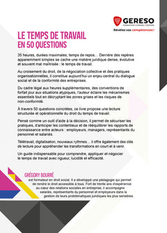 Le temps de travail en 50 questions