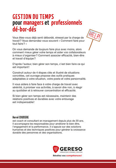 Gestion du temps pour managers et professionnels débordés
