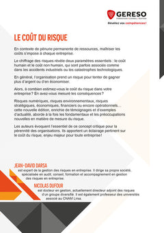Le coût du risque