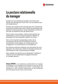La posture relationnelle du manager