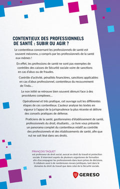 Contentieux des professionnels de santé