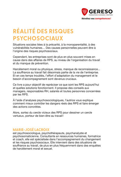 Réalités des risques psychosociaux