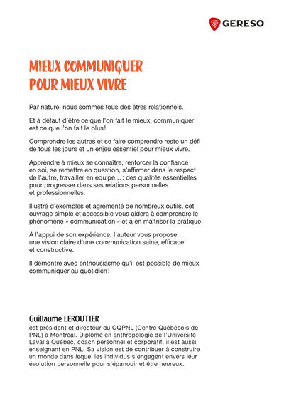 Mieux communiquer pour mieux vivre