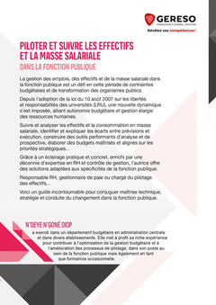 Piloter et suivre les effectifs et la masse salariale dans la fonction publique