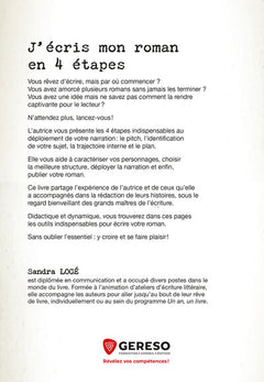 J'écris mon roman en 4 étapes