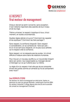 Le respect : vrai moteur de management