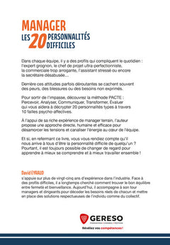 Manager les 20 personnalités difficiles