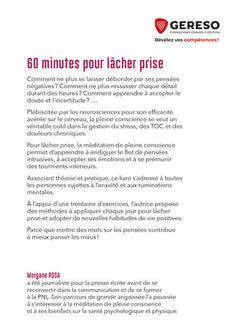 60 minutes pour lâcher prise