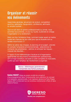 Organiser et réussir vos événements